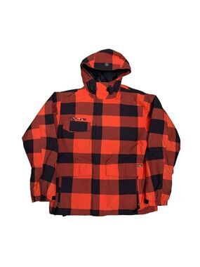 BURTON PHANTOM Jacket Orange Snowboard Ski Winter Parka Coat Mens Small